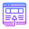 icon shows the landing page optimization by Pay per click advertising India